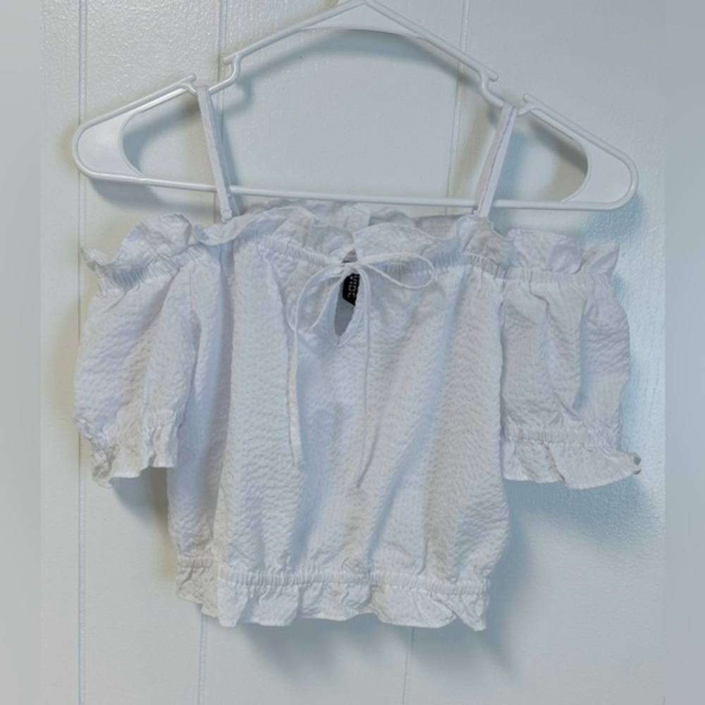 H&M Women's White Crop-top